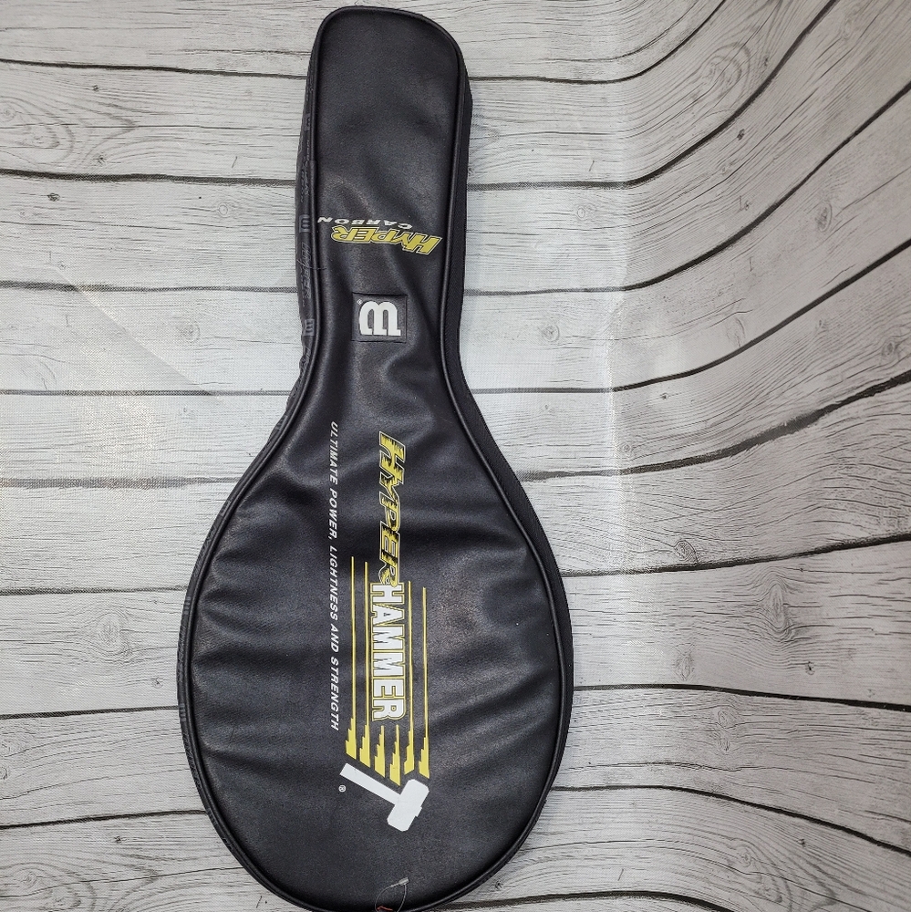 Wilson Hyper Hammer Rollers Oversize Tennis Racquet Black Cover Case Bag Only